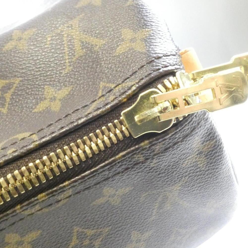 LOUIS VUITTON Authentic Brown Monogram Keepall 55 Boston Bag - Picture 3 of 8